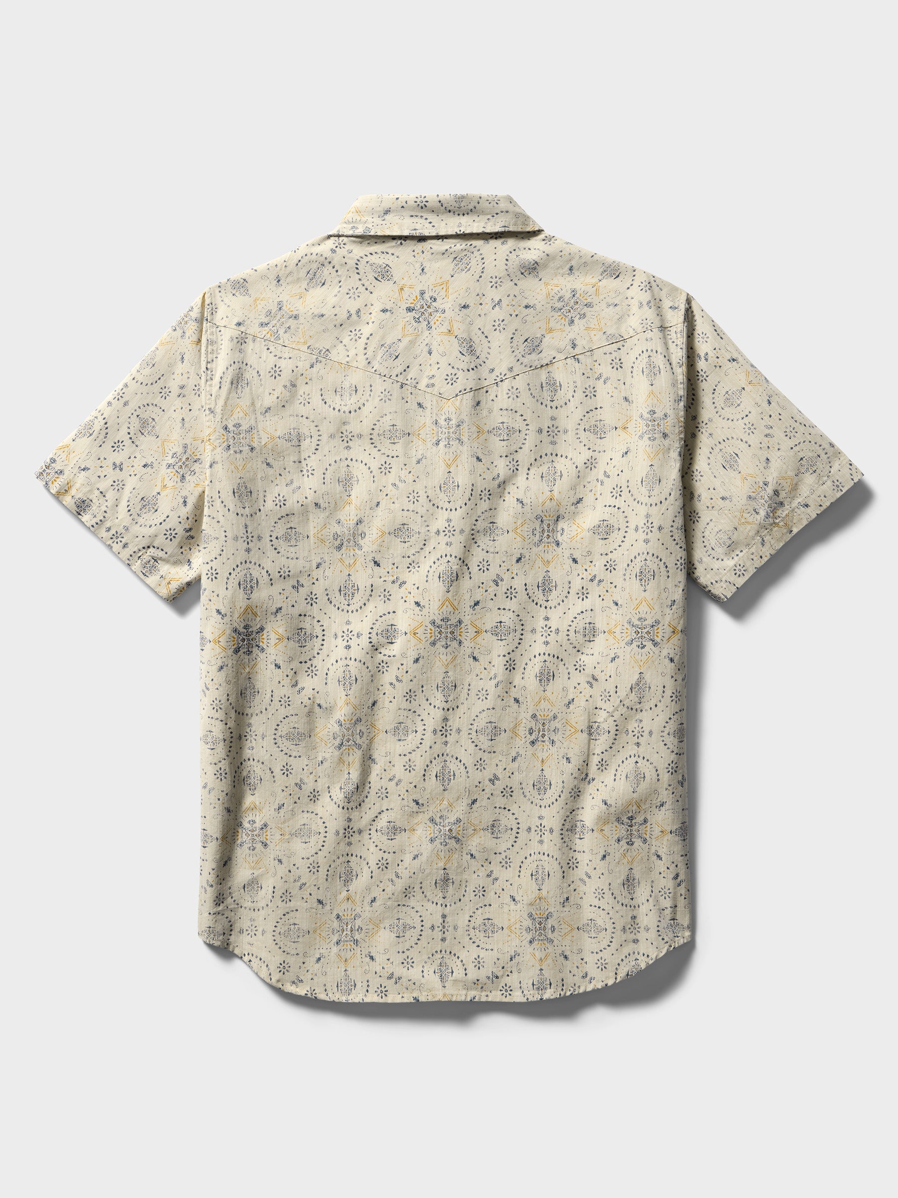Reyn Spooner WANDERLUST BANDANA BUTTON FRONT in STONE