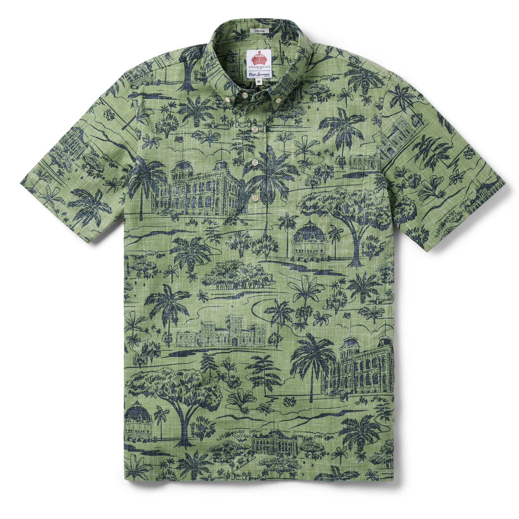 Reyn Spooner IOLANI PALACE PULLOVER in JADE