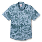 Reyn Spooner IOLANI PALACE TAILORED in DUSTY BLUE