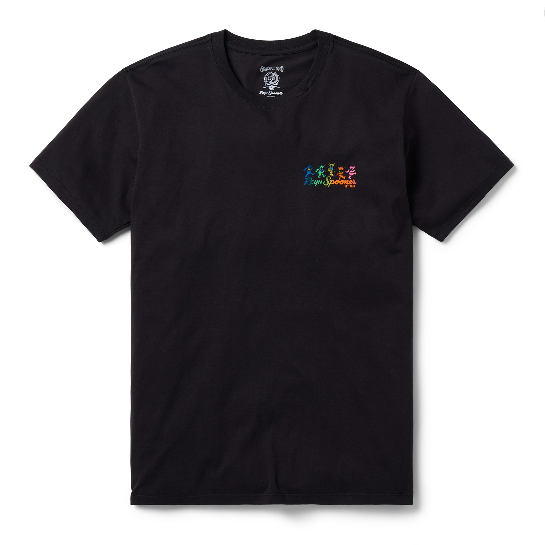 Reyn Spooner GRATEFUL DEAD "FAR OUT" GRAPHIC TEE in BLACK