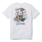 Reyn Spooner GRATEFUL DEAD "FAR OUT" GRAPHIC TEE in WHITE