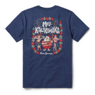 Reyn Spooner SANTA HULA GRAPHIC TEE in NAVY