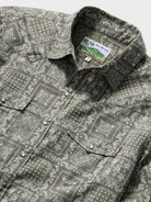 Reyn Spooner ORIGINAL LAHAINA BUTTON FRONT in DUSTY OLIVE