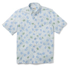 Reyn Spooner HONU HOLOHOLO BUTTON FRONT in WHITE