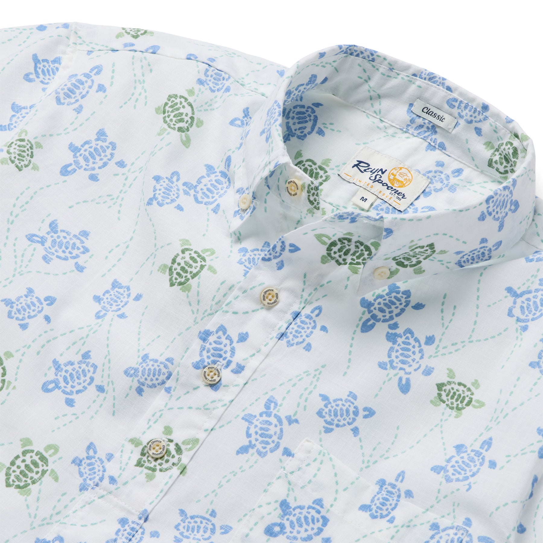 Reyn Spooner HONU HOLOHOLO PULLOVER in WHITE