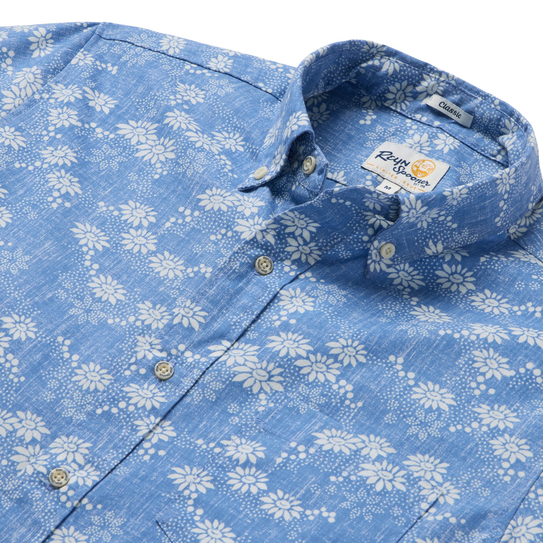 Reyn Spooner KYOTO SPRING BUTTON FRONT in RIVIERA BLUE