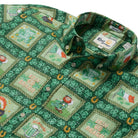 Reyn Spooner ST. PATRICK'S DAY BUTTON FRONT in GREEN CLOVER