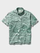 Reyn Spooner SUPER SWELLS BUTTON FRONT in GREEN