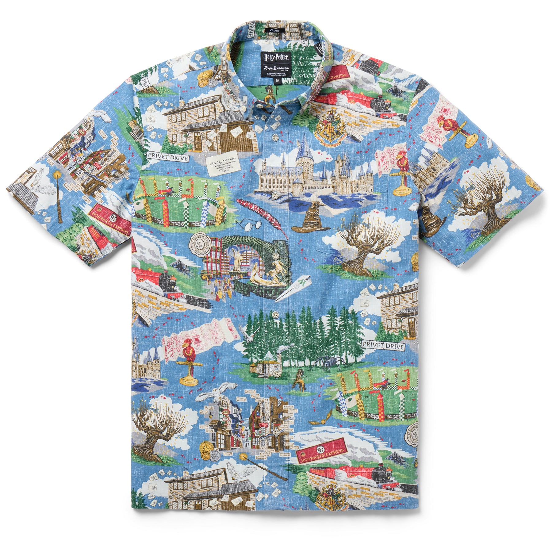 HARRY POTTER: HOGWARTS MAGICAL JOURNEY MEN'S SHIRT | Reyn Spooner