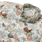 Reyn Spooner KAUAI ALARM CLUCK BUTTON FRONT in WHITE