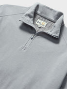 Reyn Spooner HEATHERED JERSEY QUARTER ZIP in GREY