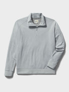Reyn Spooner HEATHERED JERSEY QUARTER ZIP in GREY