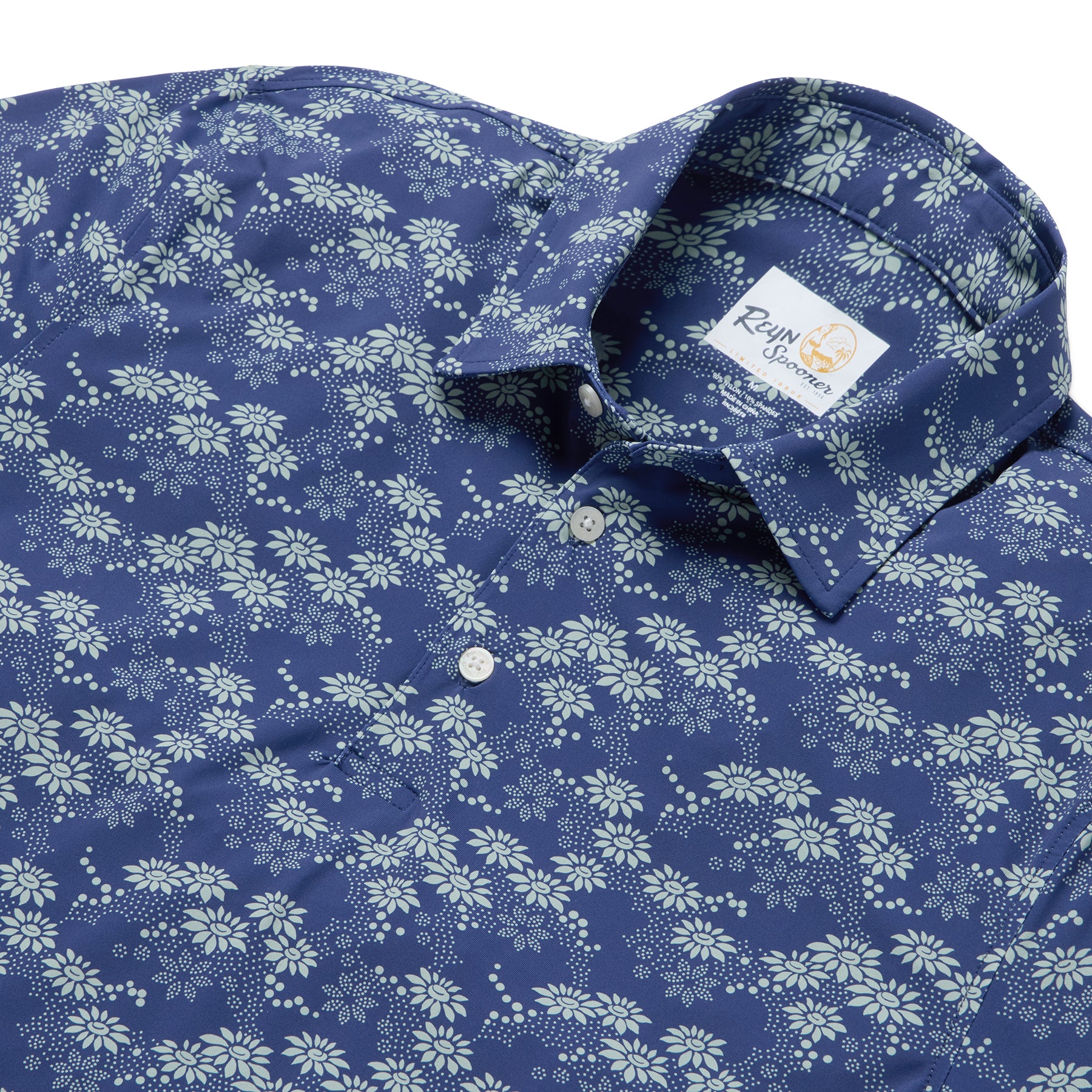Reyn Spooner KYOTO SPRING PERFORMANCE POLO in INDIGO