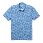 Reyn Spooner MONSTERA SWIRL PERFORMANCE POLO in BLUE HORIZON