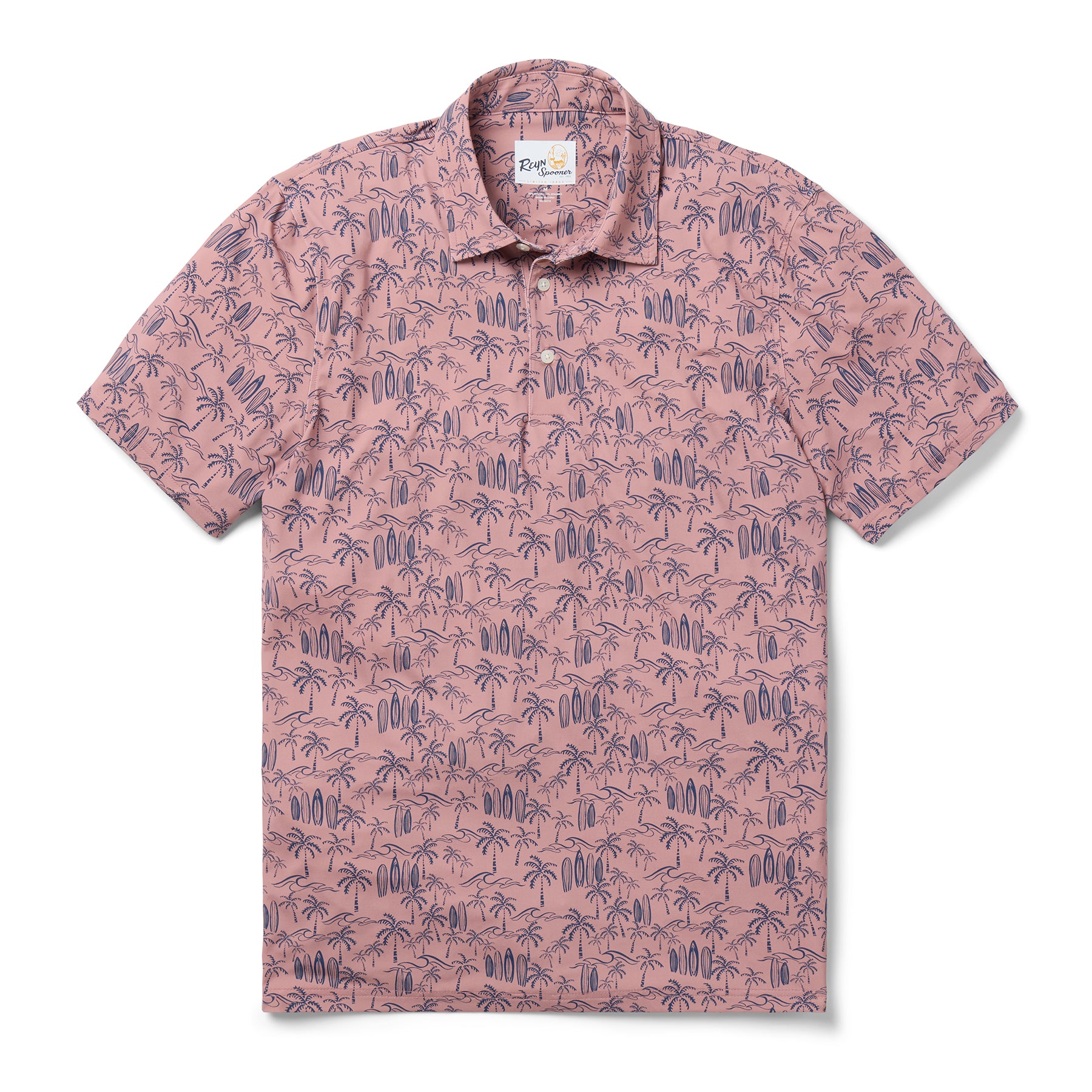 Reyn Spooner SURF BREAK PERFORMANCE POLO in SUNSET