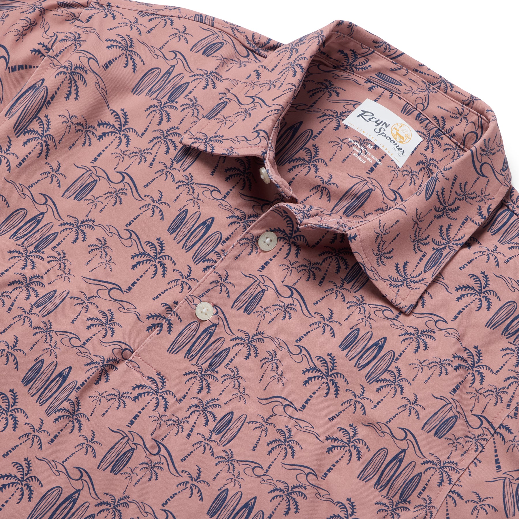 Reyn Spooner SURF BREAK PERFORMANCE POLO in SUNSET