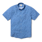 Reyn Spooner POLKA DOT PINEAPPLES PERFORMANCE ALOHA SHIRT in MOONLIGHT BLUE