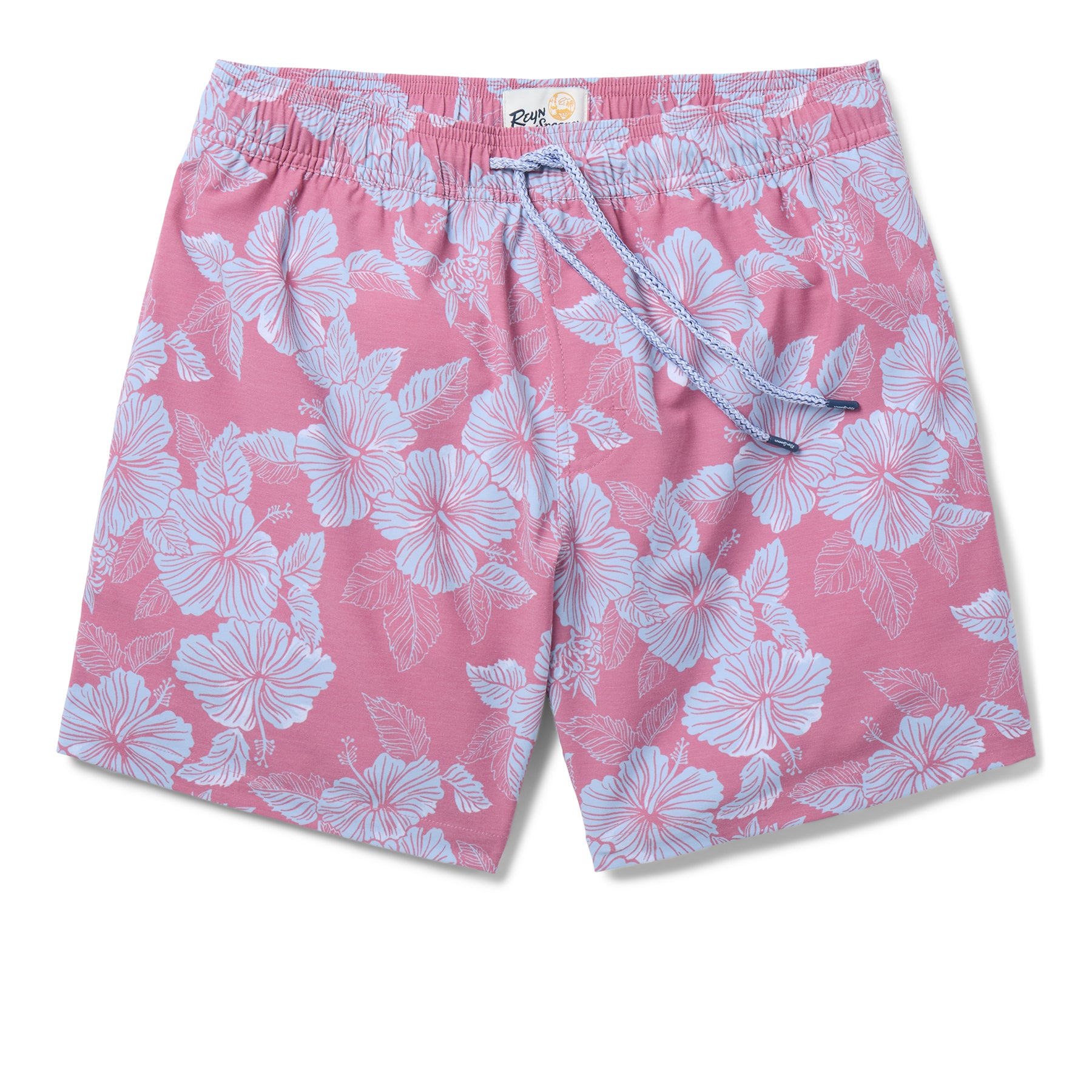 Reyn Spooner ALOHA BISCUS ECO SWIM SHORTS in FADED GINGER
