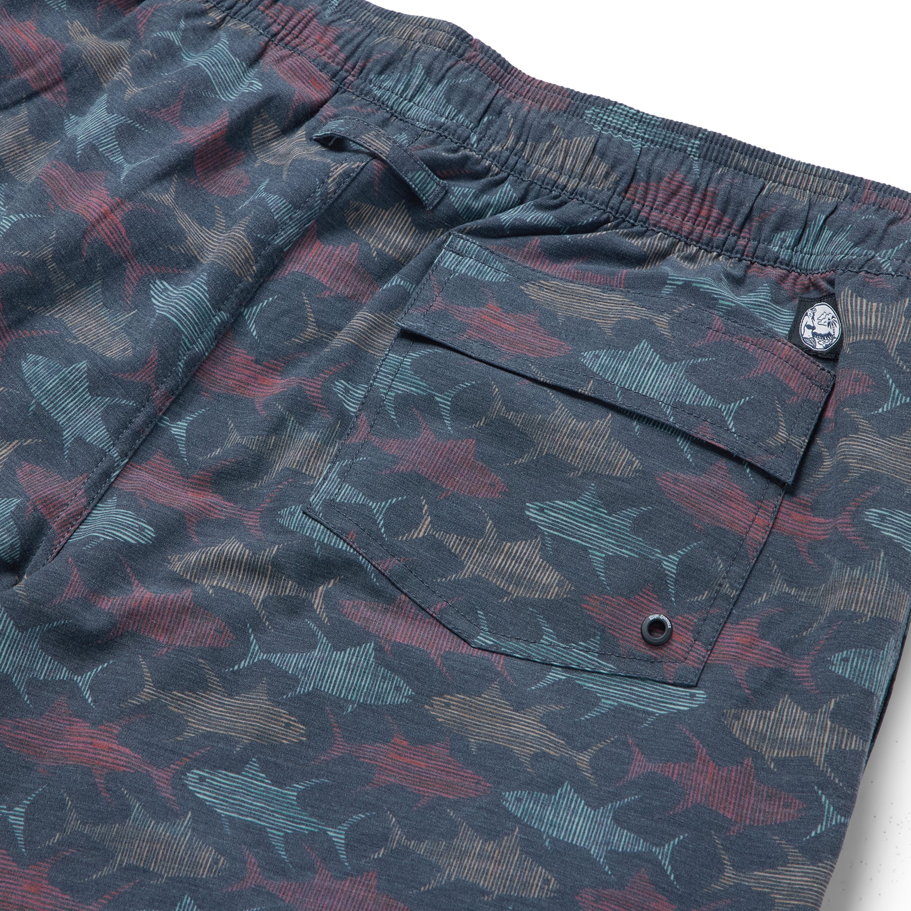 Reyn Spooner AHI ECO SWIM SHORTS in BLACK