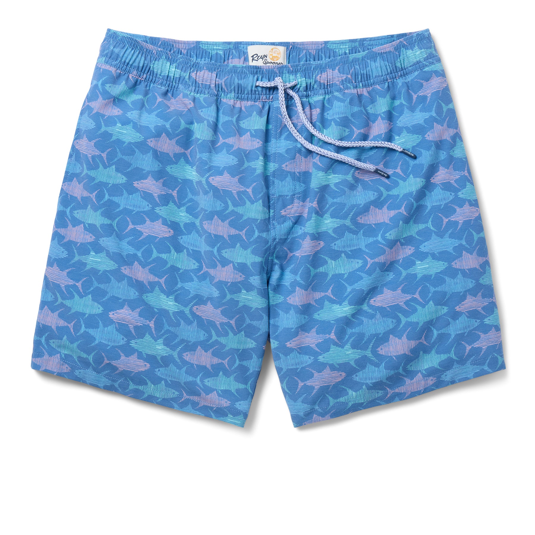 Reyn Spooner AHI ECO SWIM SHORTS in BLUE