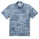 Reyn Spooner HAWAIIAN TAPA PULLOVER in TIDAL FOAM