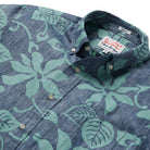 Reyn Spooner TIARE PAREAU BUTTON FRONT in NAVY