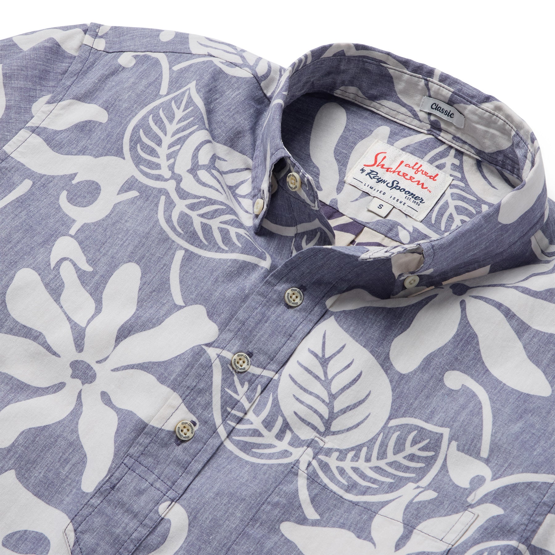 Reyn Spooner TIARE PAREAU PULLOVER in CADET