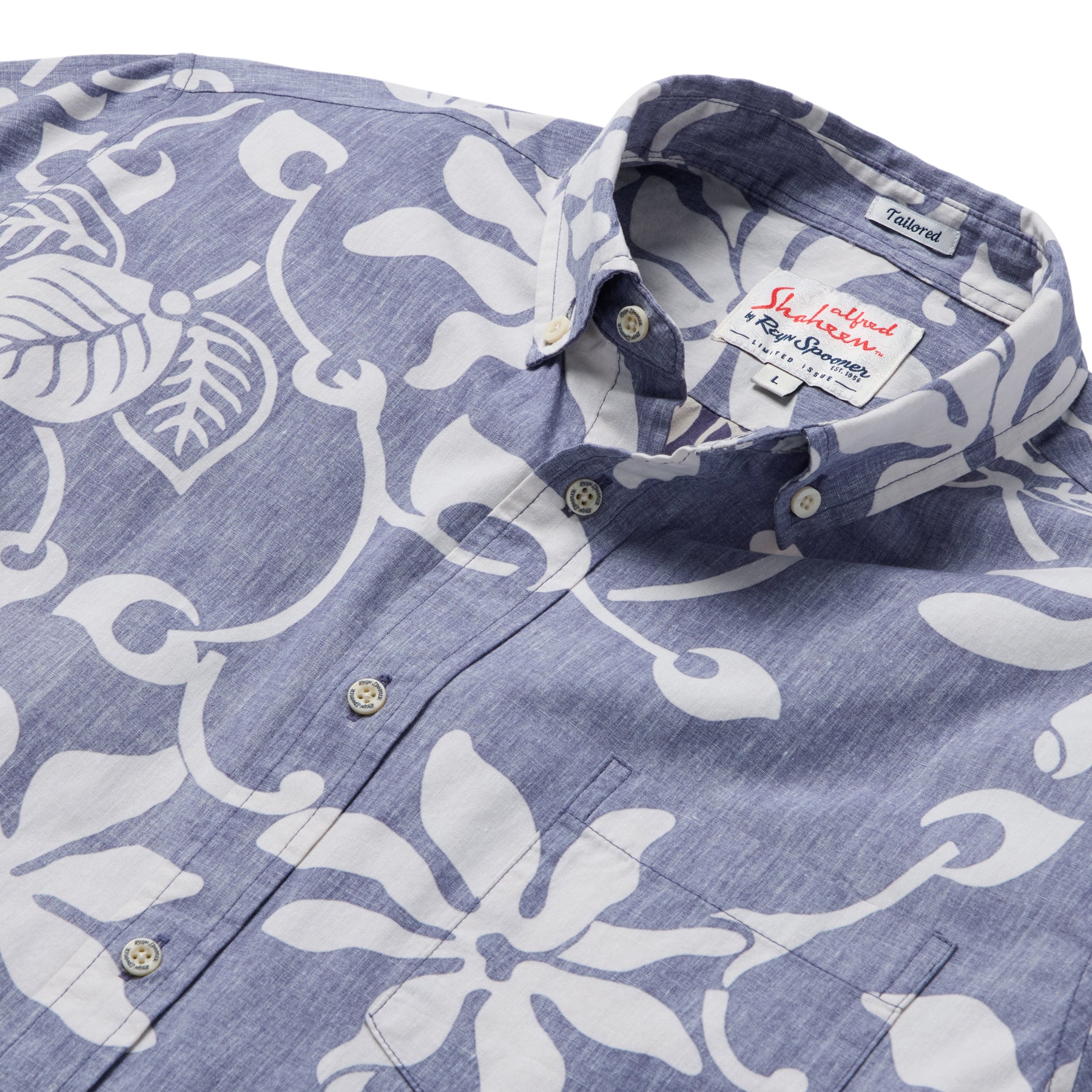 Reyn Spooner TIARE PAREAU TAILORED in CADET