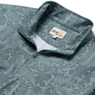 Reyn Spooner FLORAL FRAMES PERFORMANCE QUARTER ZIP in OLIVE
