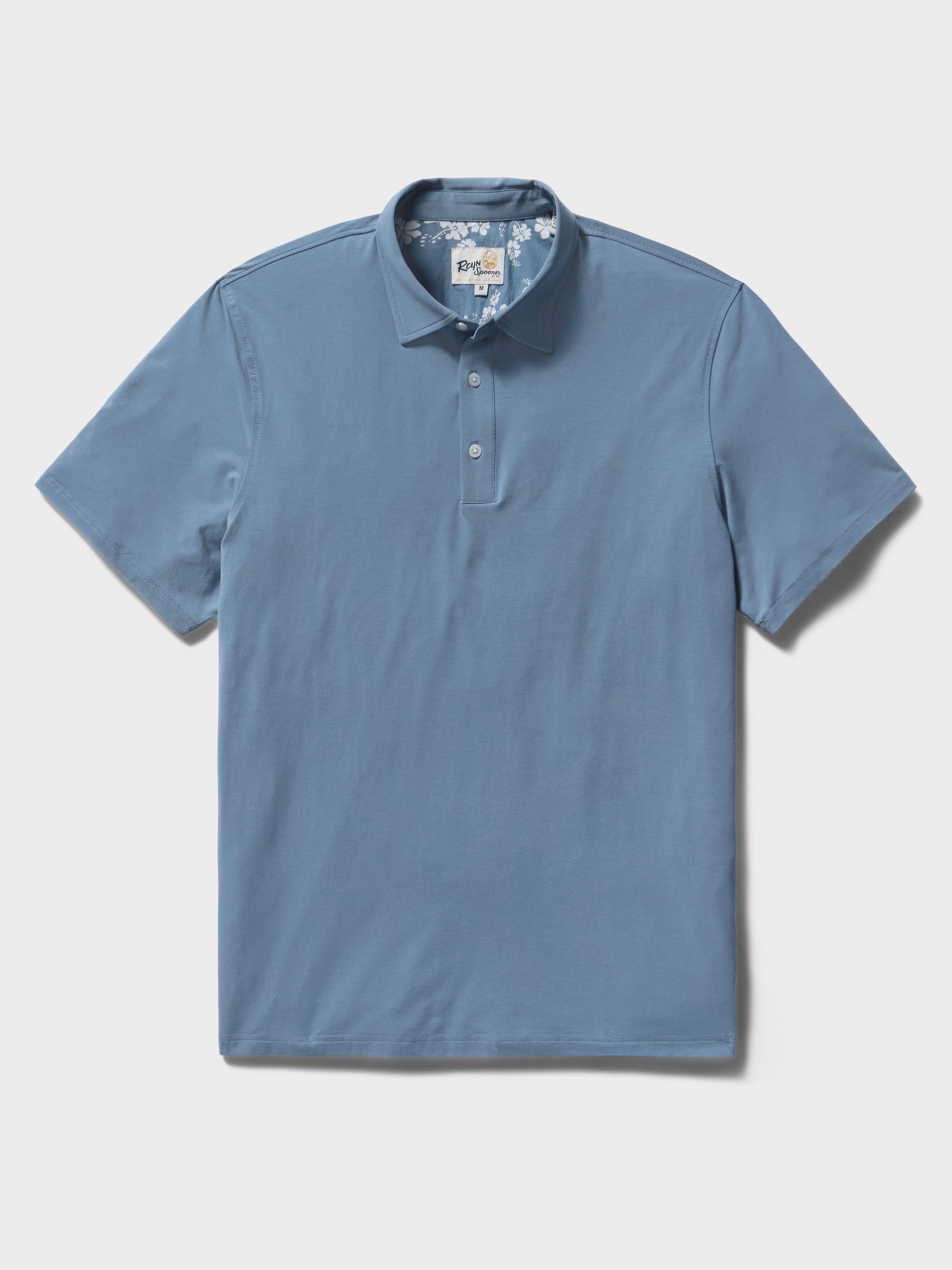 Reyn Spooner KONA COTTON POLO in MOONLIGHT BLUE