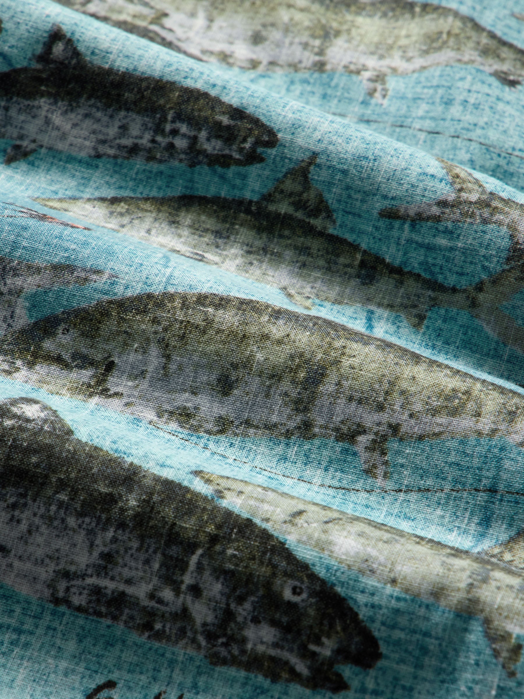 Reyn Spooner OIO BY NAOKI BUTTON FRONT in ADRIATIC BLUE