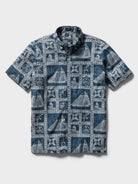 Reyn Spooner NEWPORT SAILOR BUTTON FRONT in NAVY