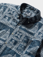 Reyn Spooner NEWPORT SAILOR BUTTON FRONT in NAVY