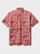 Reyn Spooner NEWPORT SAILOR BUTTON FRONT in RED