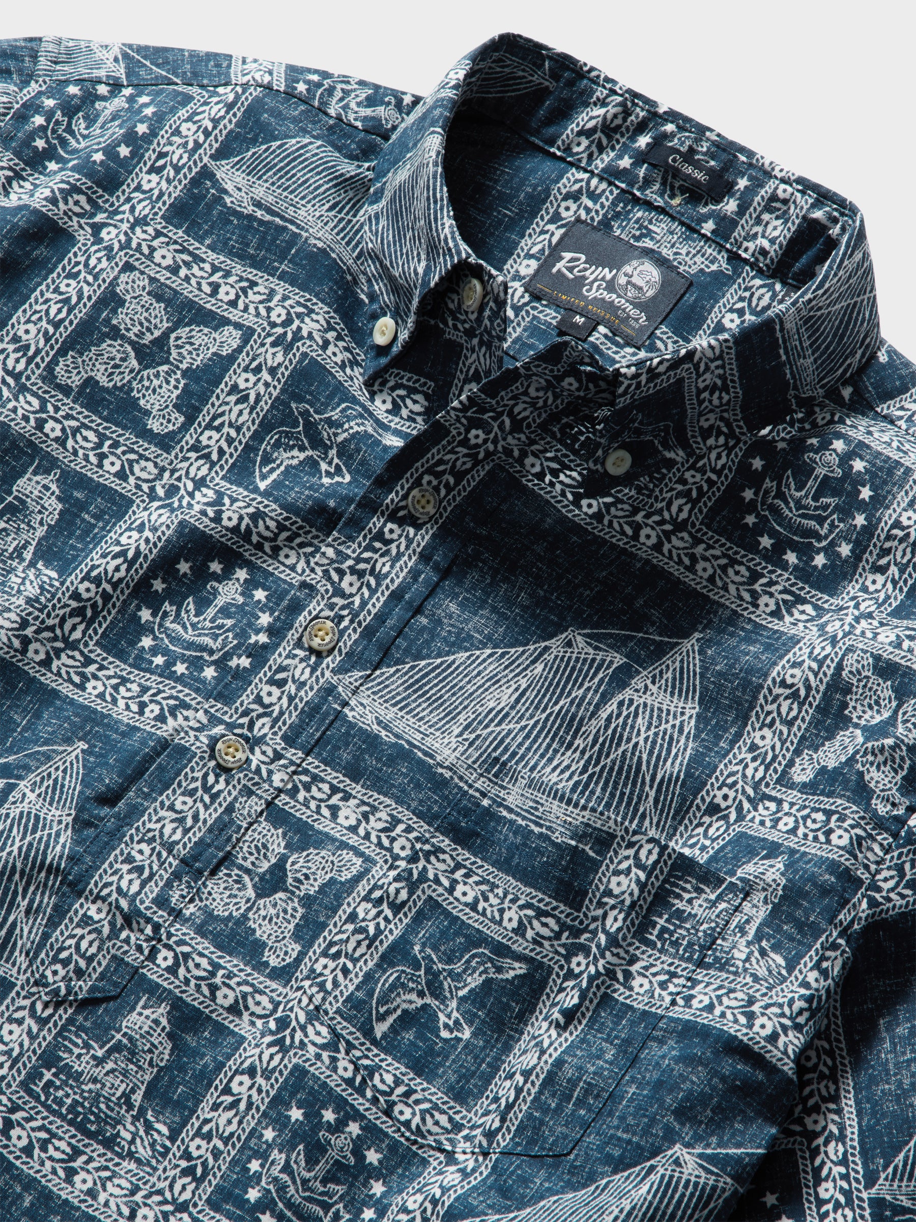 Reyn Spooner NEWPORT SAILOR PULLOVER in NAVY