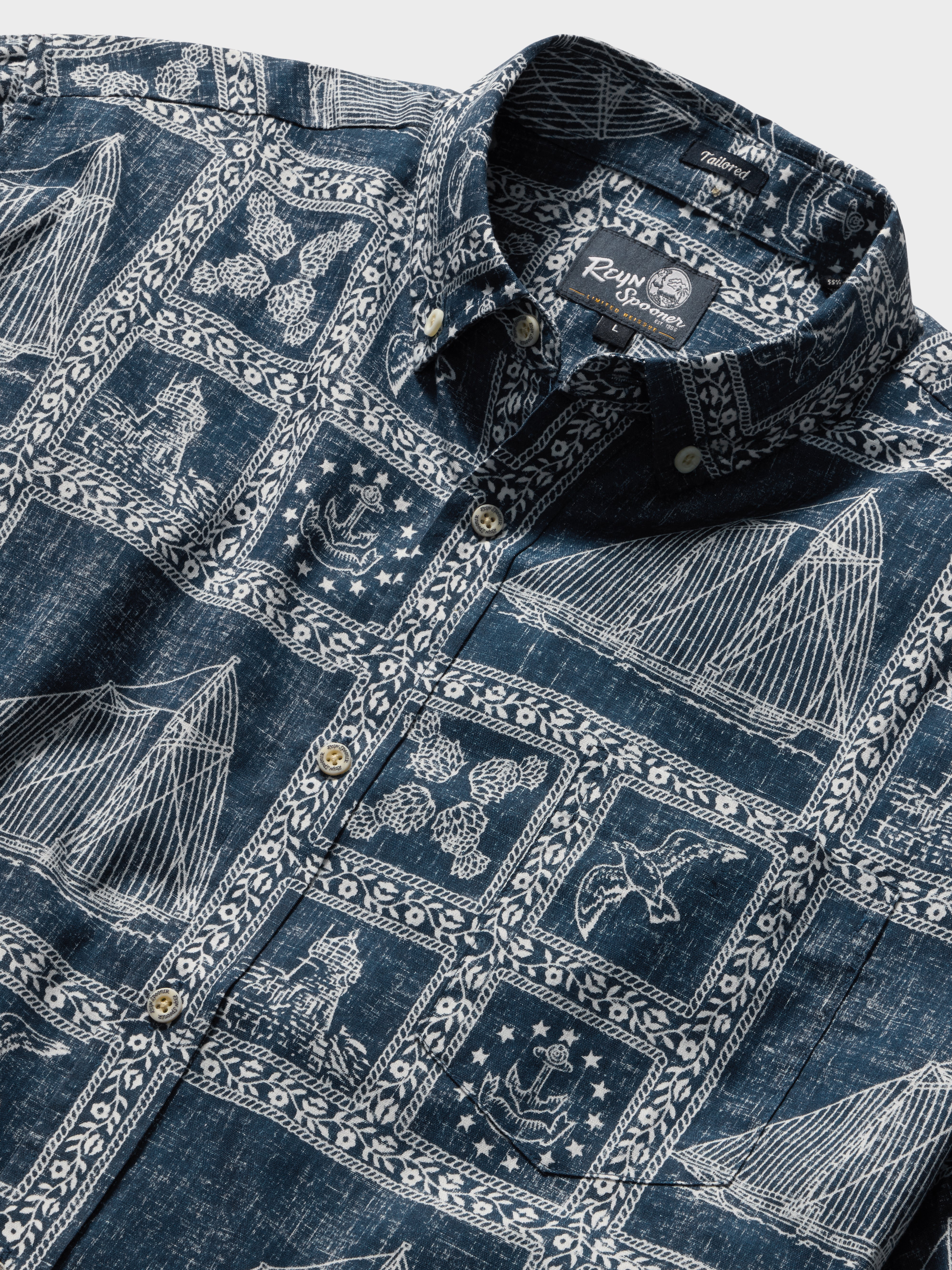 Reyn Spooner NEWPORT SAILOR TAILORED in NAVY