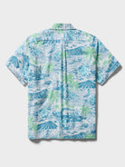 Reyn Spooner PARADISE FOUND BUTTON FRONT in ADRIATIC BLUE