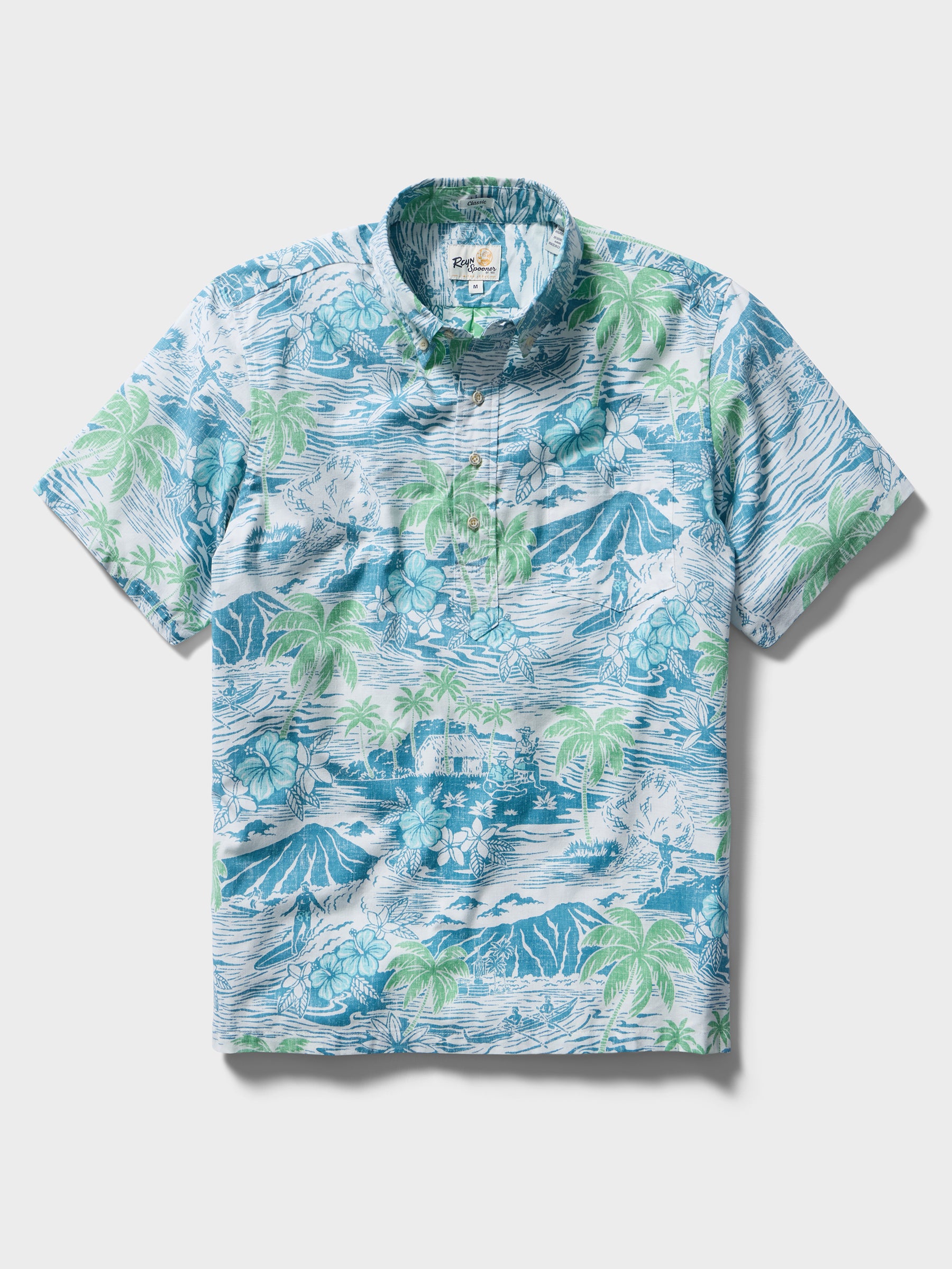 Reyn Spooner PARADISE FOUND PULLOVER in ADRIATIC BLUE