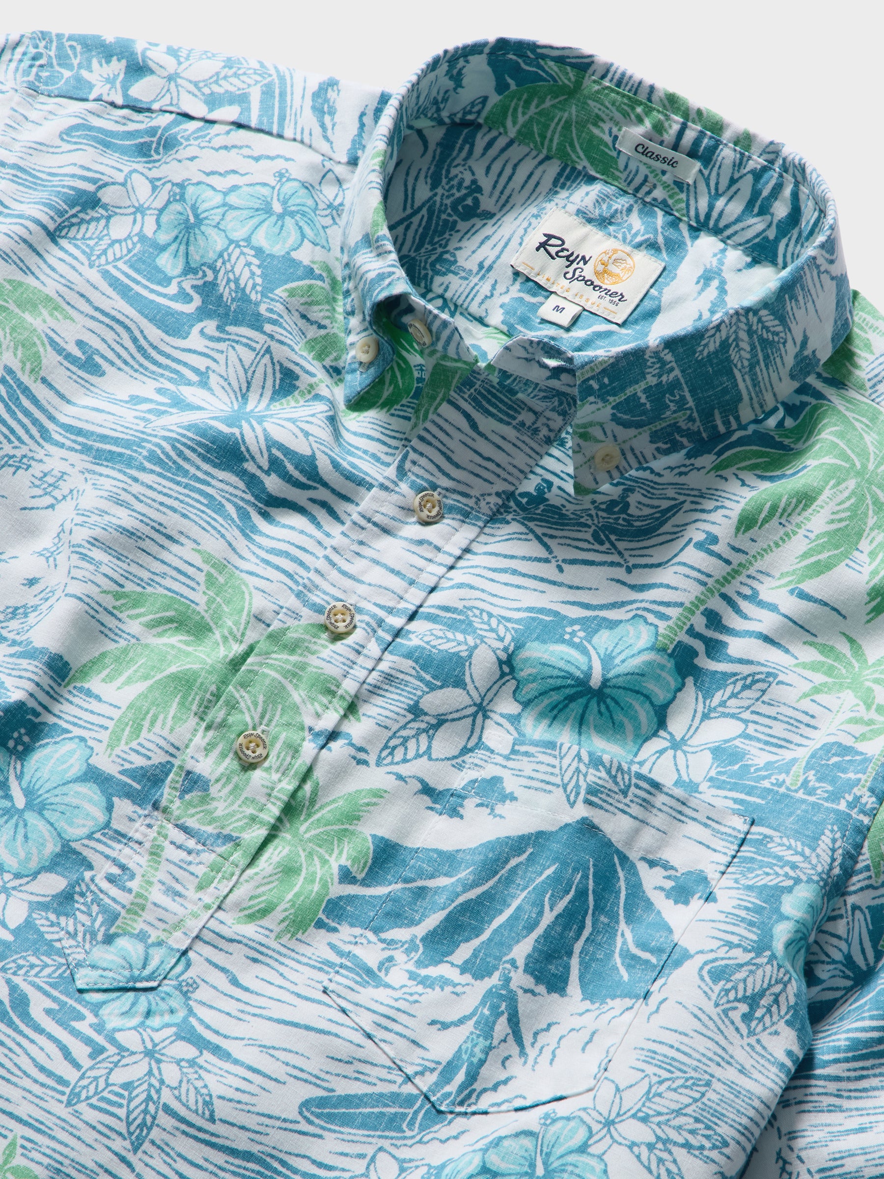 Reyn Spooner PARADISE FOUND PULLOVER in ADRIATIC BLUE