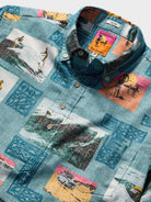 Reyn Spooner THE ENDLESS SUMMER 60TH COMMEMORATIVE PULLOVER in ADRIATIC BLUE