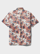 Reyn Spooner SURF NINJAS BUTTON FRONT in RED