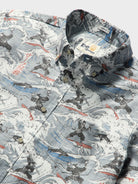 Reyn Spooner SURF NINJAS BUTTON FRONT in STORM GRAY