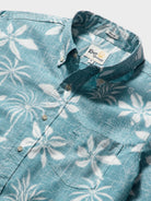 Reyn Spooner ISLAND DAZE BUTTON FRONT in ADRIATIC BLUE