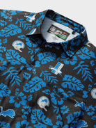 Reyn Spooner DETROIT LIONS THROWBACK PERFORMANCE POLO in BLACK