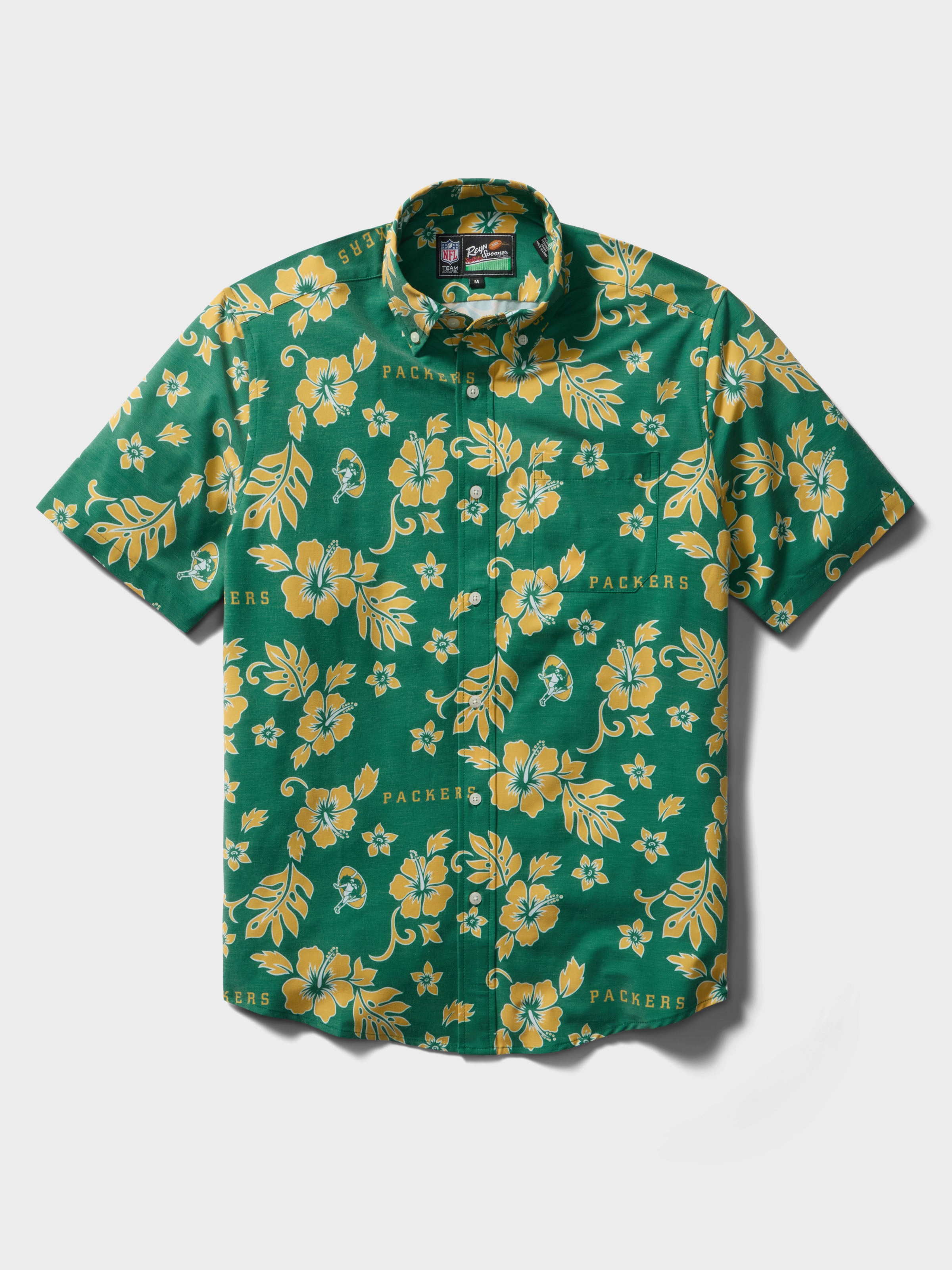 GREEN BAY PACKERS THROWBACK PERFORMANCE ALOHA SHIRT – Reyn Spooner