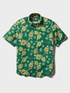 Reyn Spooner GREEN BAY PACKERS THROWBACK PERFORMANCE ALOHA SHIRT in GREEN
