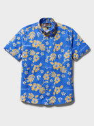 Reyn Spooner LOS ANGELES CHARGERS THROWBACK PERFORMANCE ALOHA SHIRT in POWDER BLUE