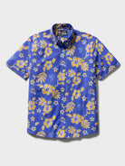 Reyn Spooner LOS ANGELES RAMS THROWBACK PERFORMANCE ALOHA SHIRT in ROYAL