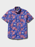 Reyn Spooner NEW ENGLAND PATRIOTS THROWBACK PERFORMANCE ALOHA SHIRT in BLUE