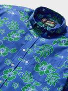 Reyn Spooner SEATTLE SEAHAWKS THROWBACK PERFORMANCE ALOHA SHIRT in BLUE